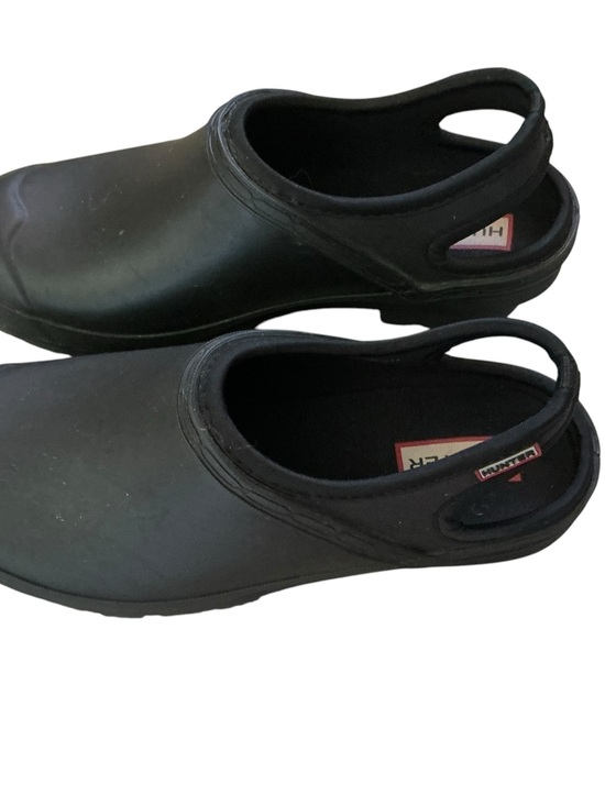Hunter Shoes - Hunter original play women’s black clogs shoes garden rain casual comfort size 8